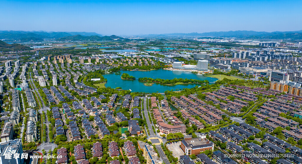 宁波慈城新城中心湖云鹭湾别墅