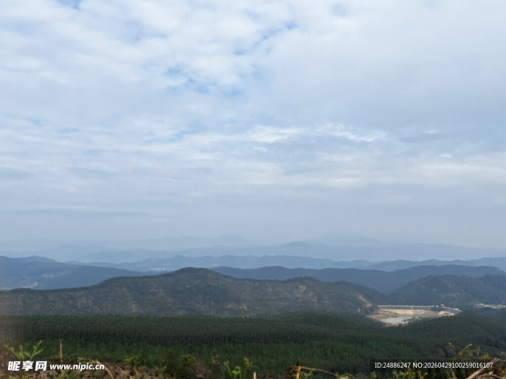 山峦云海自然风光美景