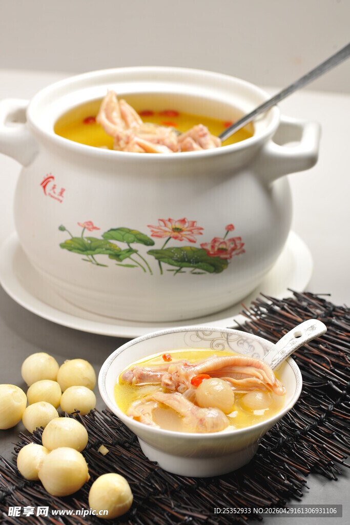 苦藠鸭掌汤 