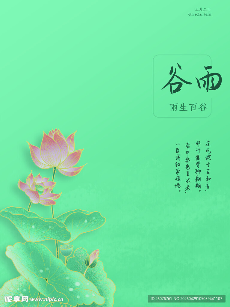 谷雨海报