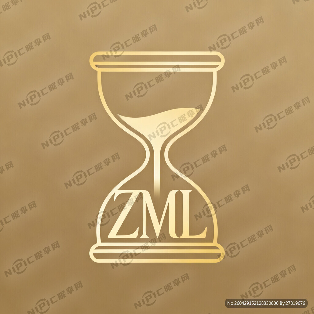 ZML字母沙漏风格
