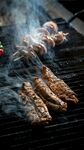 户外烧烤美味烤肉