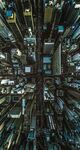 城市建筑鸟瞰壮观景象