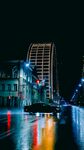 城市雨夜霓虹街道美景