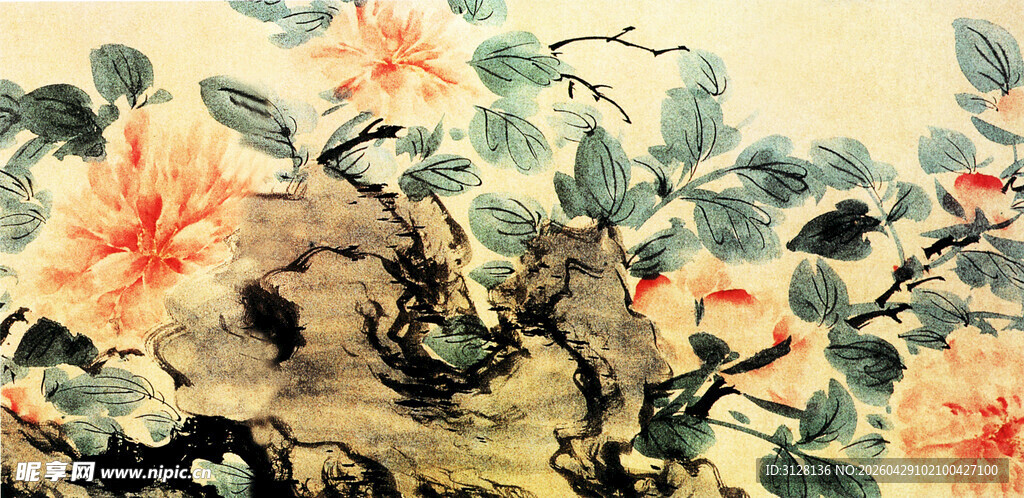 国画花卉图