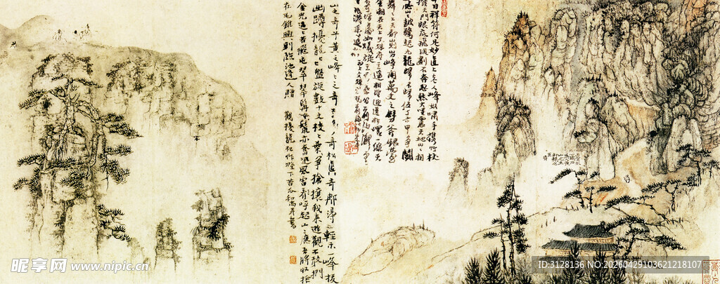 黄山八胜图