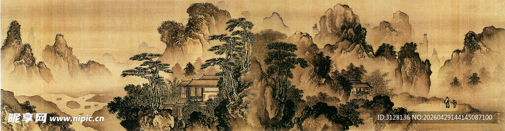灵阳山水图