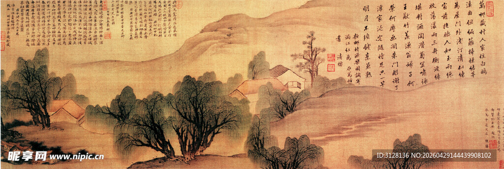 柳溪渔乐图