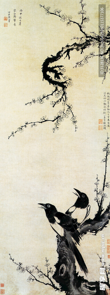鹊梅图