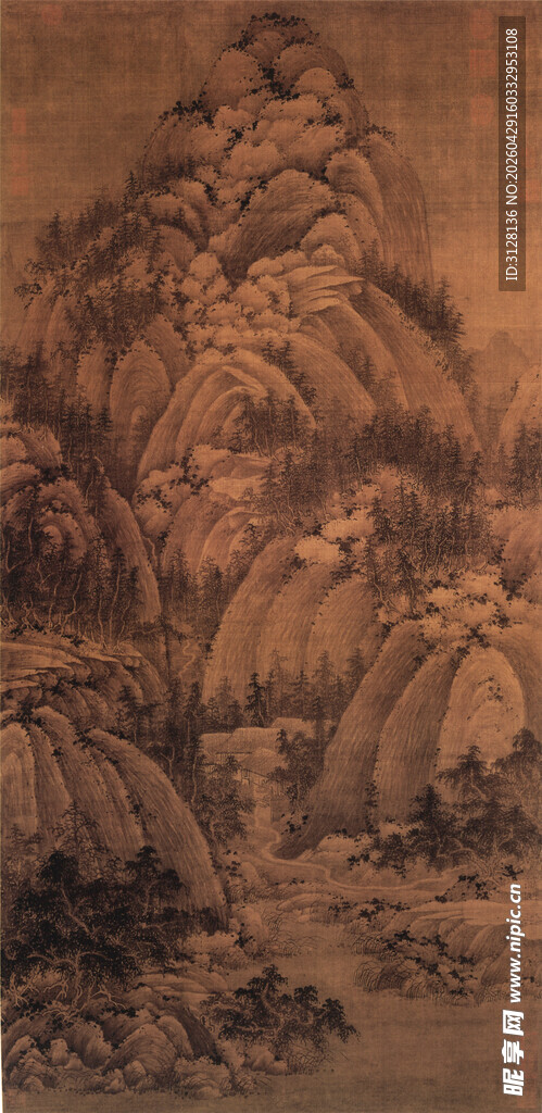 秋山问道图