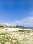 海滨城市美丽海岸线风光