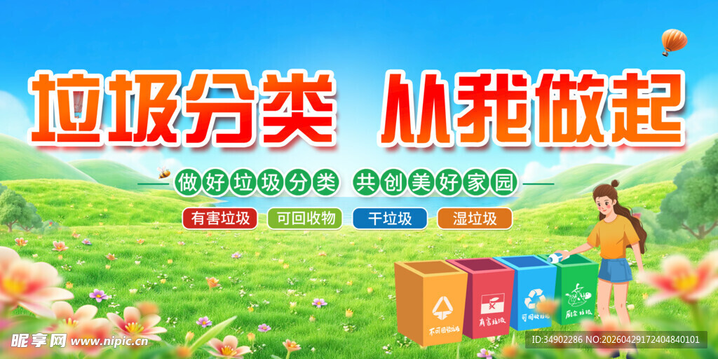 垃圾分类宣传栏