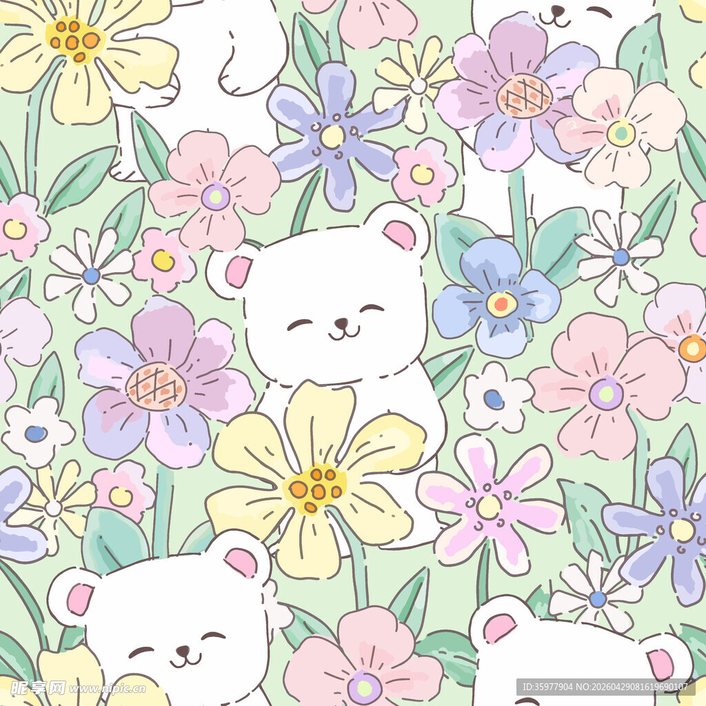 繁花图案
