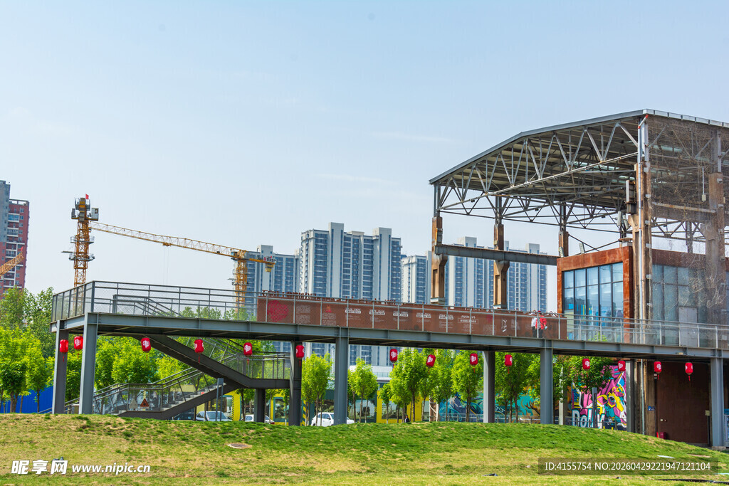 户外钢结构观景建筑设施