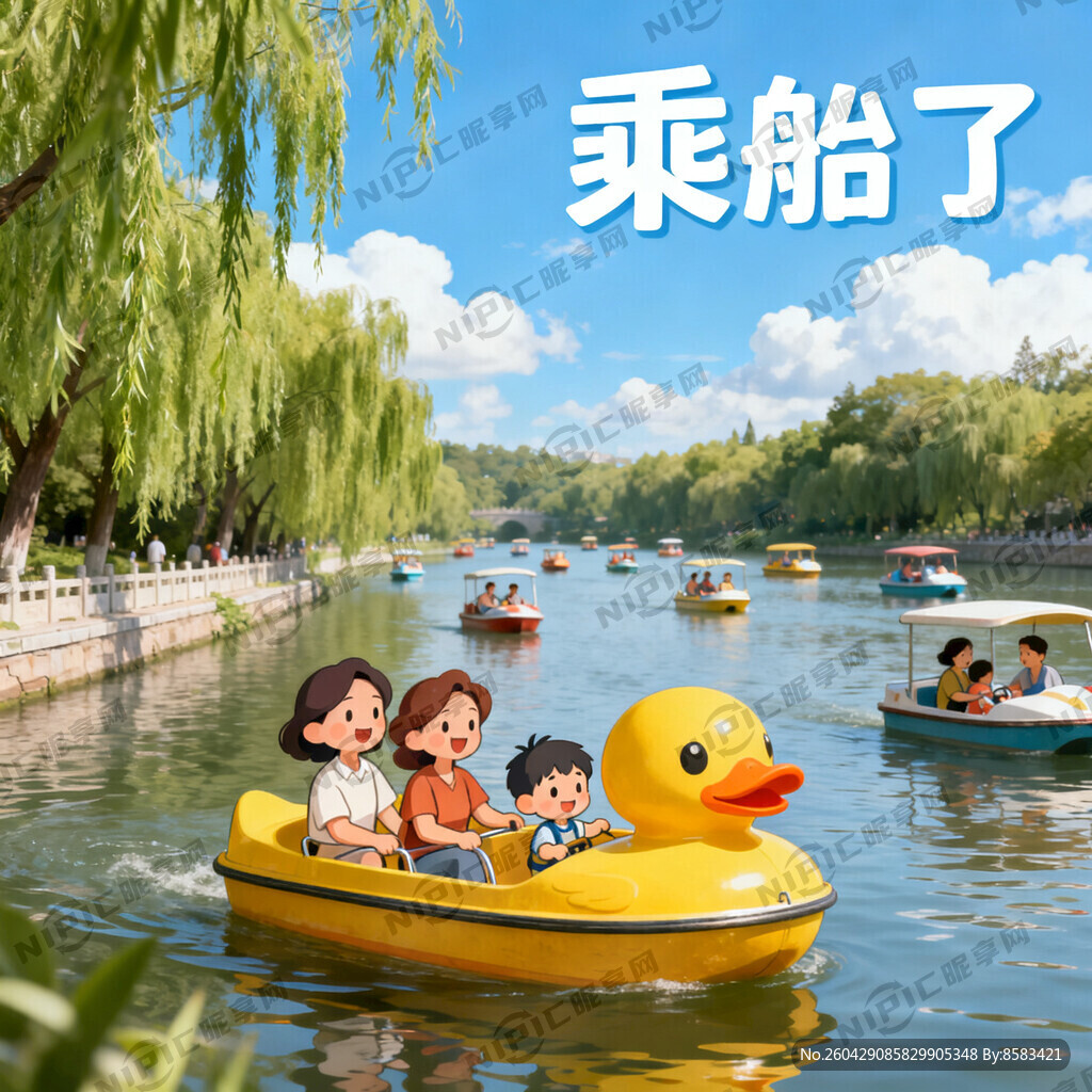 河岸上有柳树