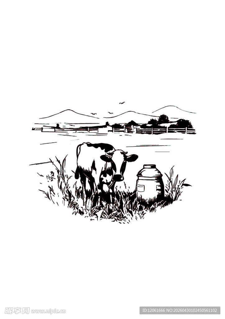 田园牧场景象