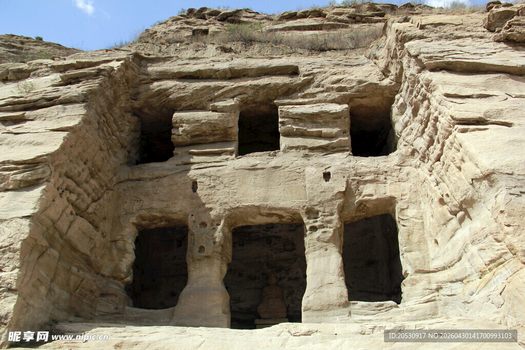 山西大同云冈石窟景区