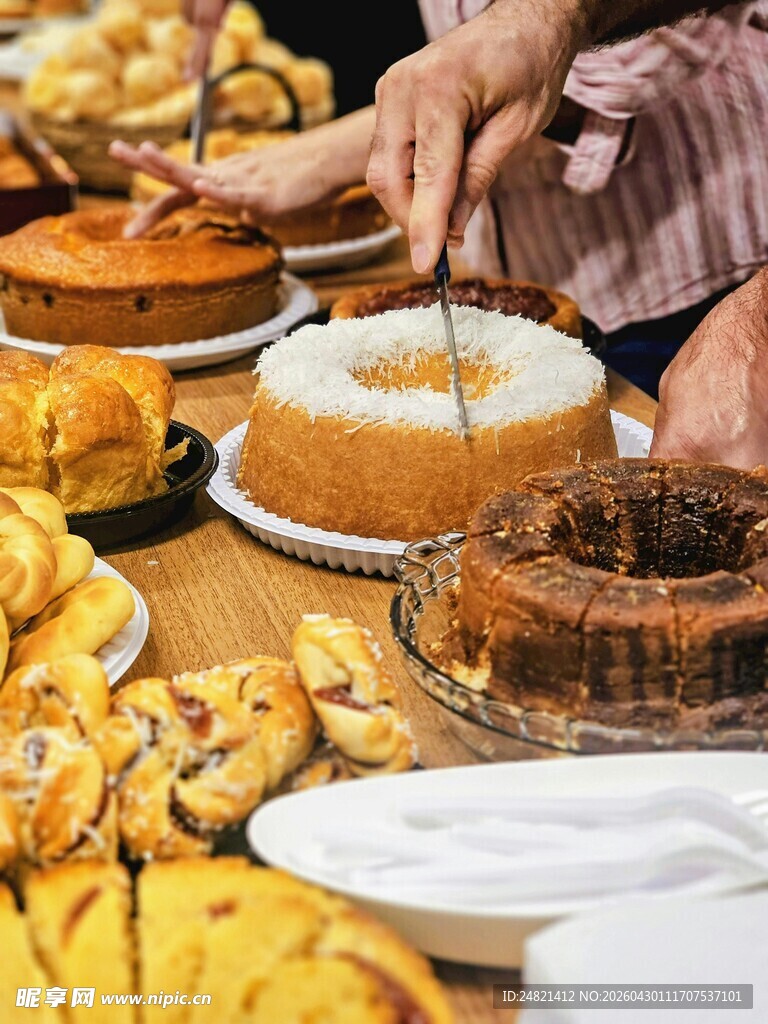 美味糕点制作瞬间