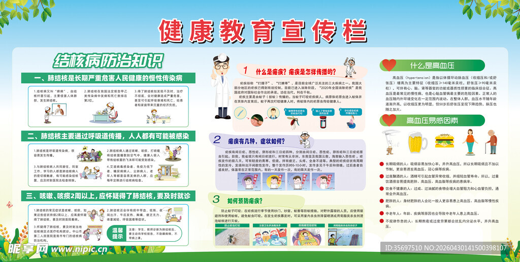健康教育宣传栏