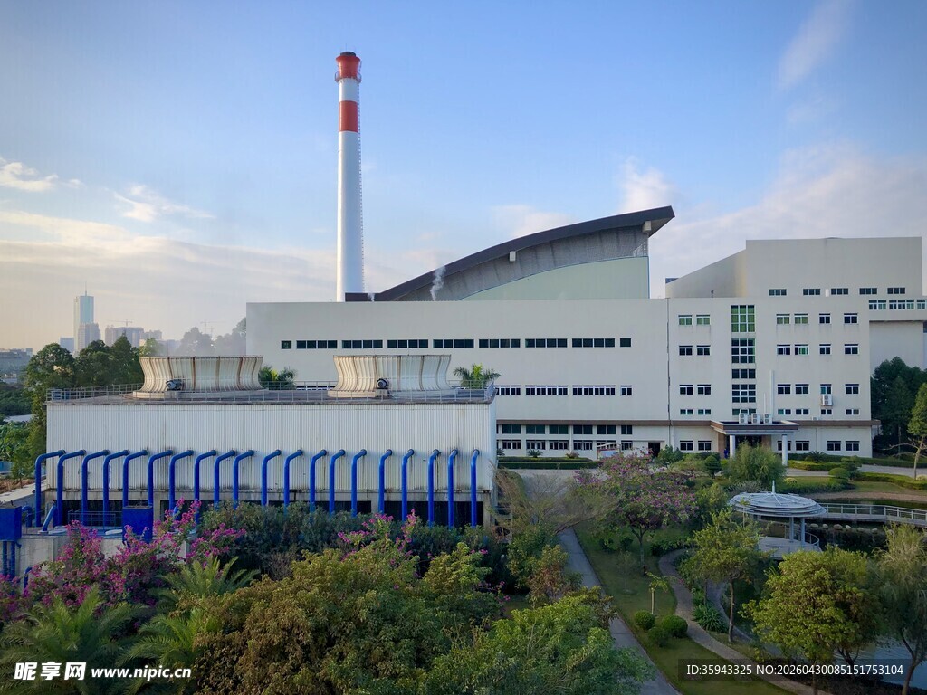 现代化工厂建筑景观