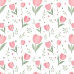 郁金香碎花底纹