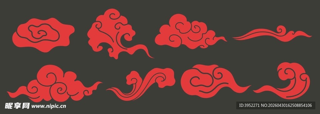 国风祥云素材