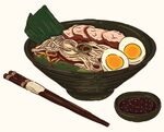 日式拉面插画
