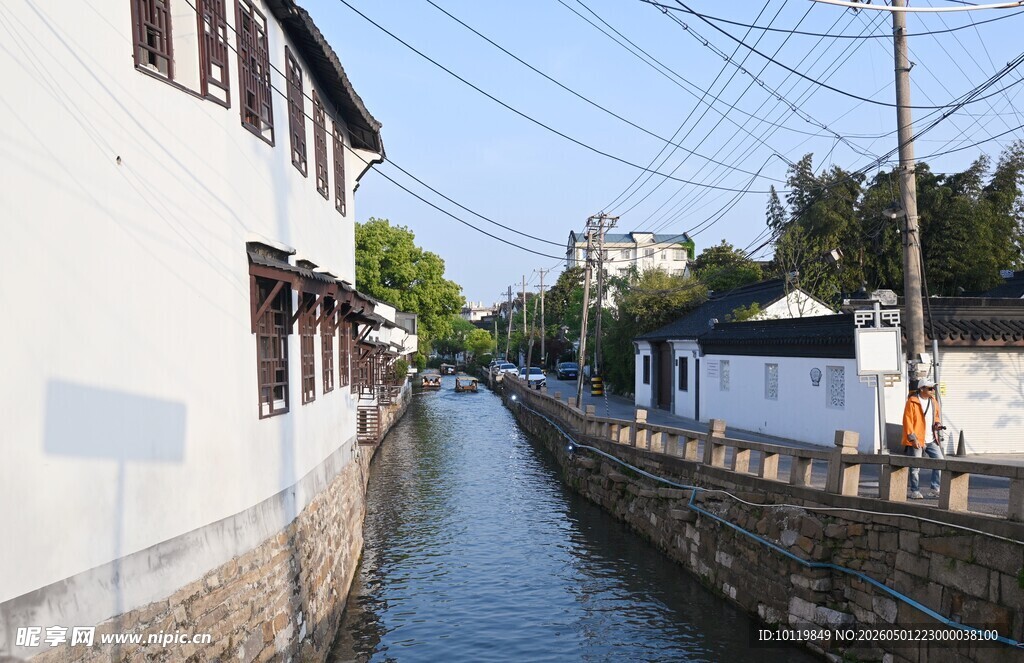 苏州古城水上游
