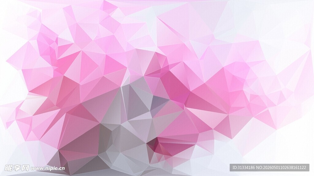 粉色多边形几何抽象背景