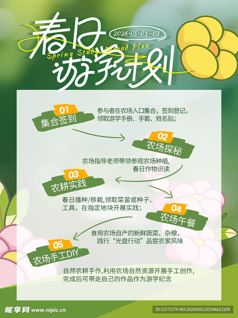 春日游玩计划