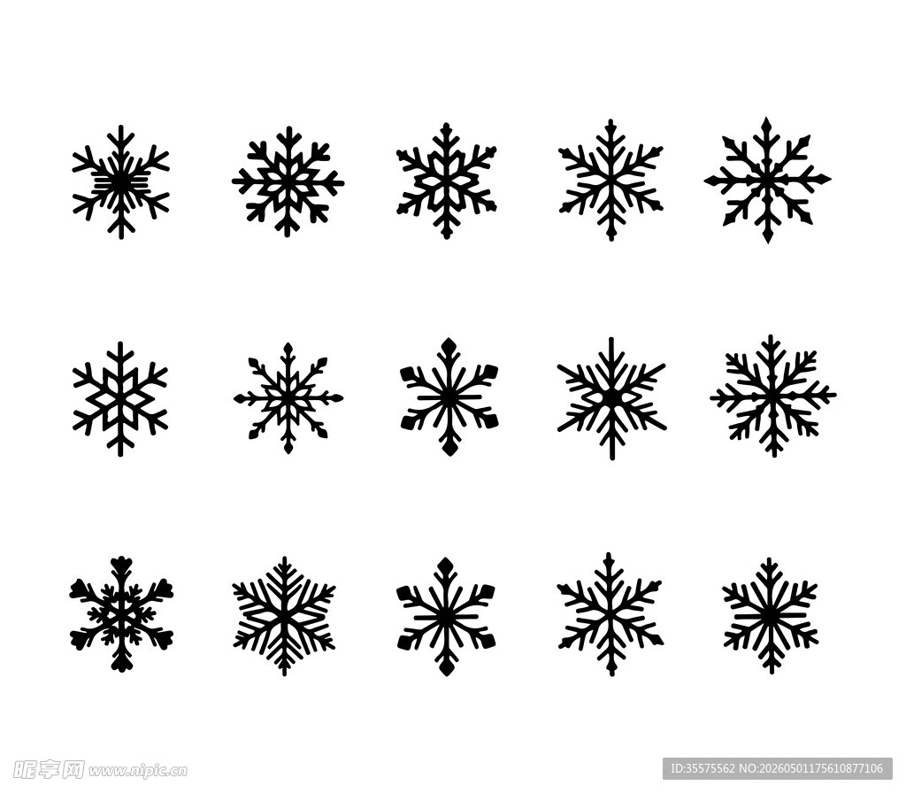 雪花图案合集