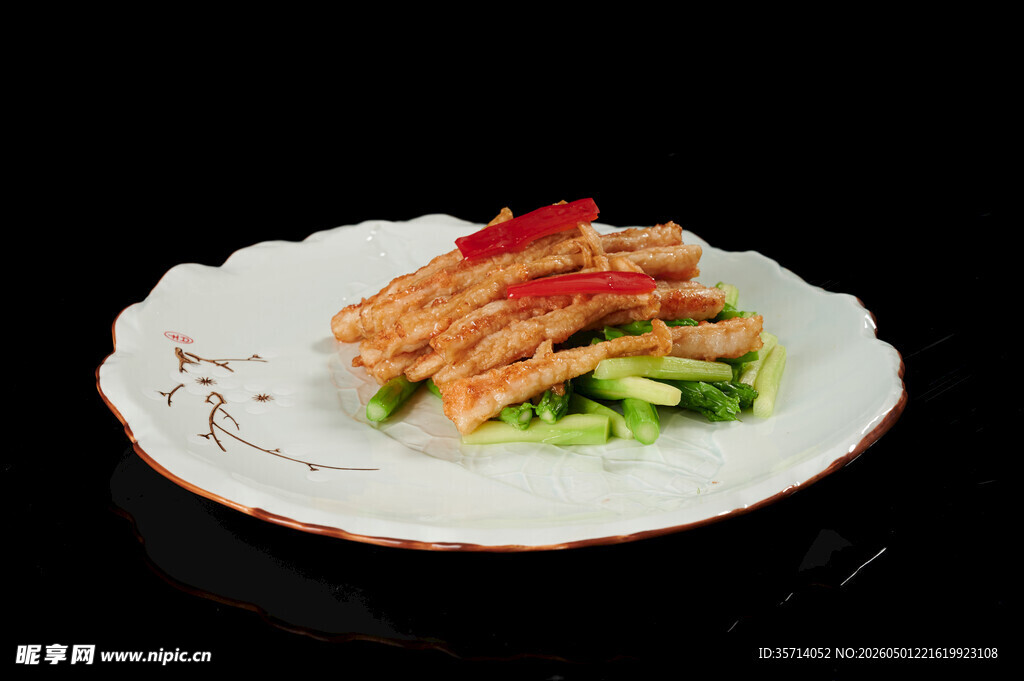 黄瓜拌豆皮美食摆盘