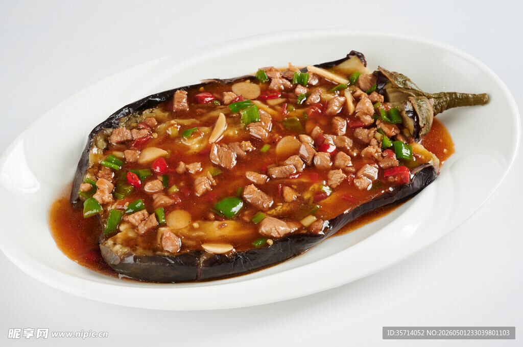 红烧肉末茄子