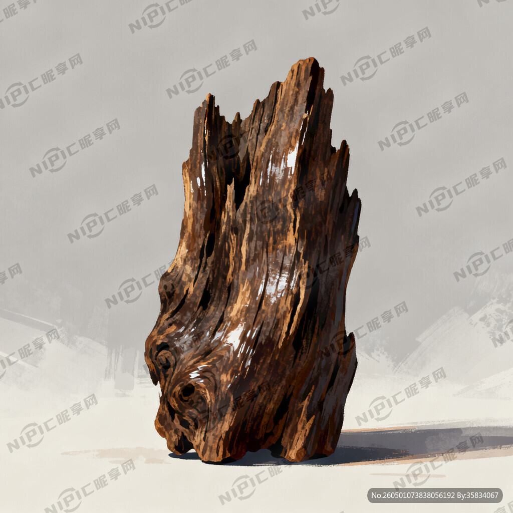 沉香数码插画大图