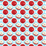 红色苹果图案背景纹理
