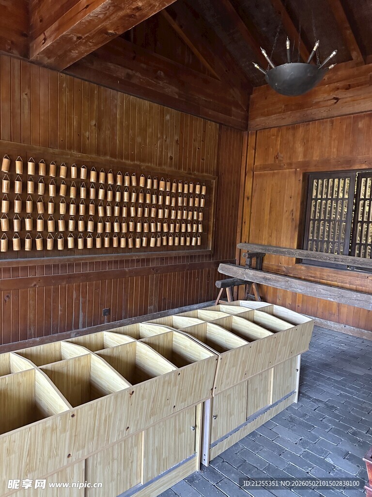 传统木质信箱陈列室
