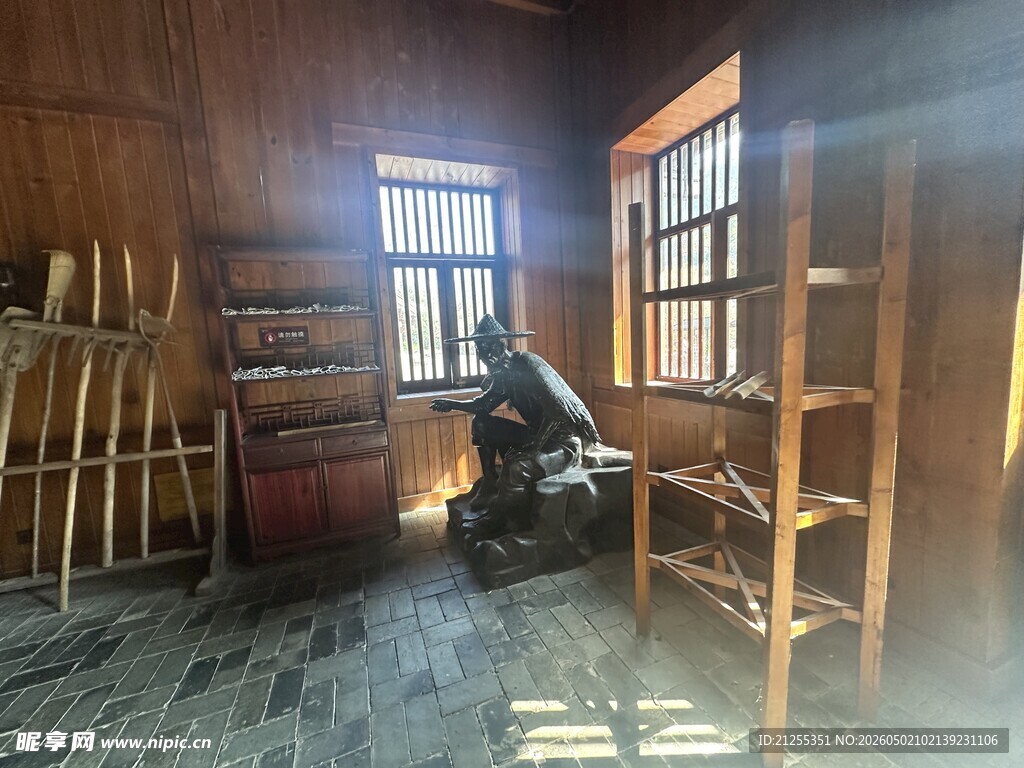 复古理发店内景展示