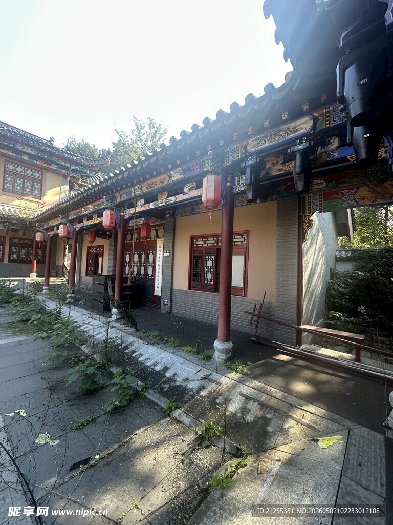 古雅中式庭院建筑景致