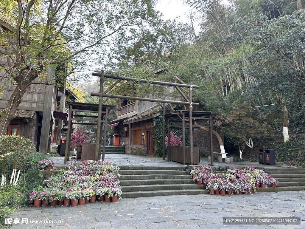 古雅庭院景致