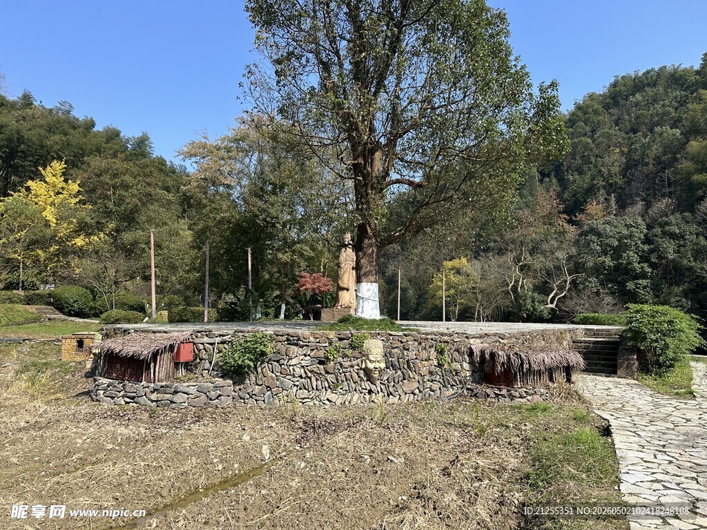 乡村田园静谧景致