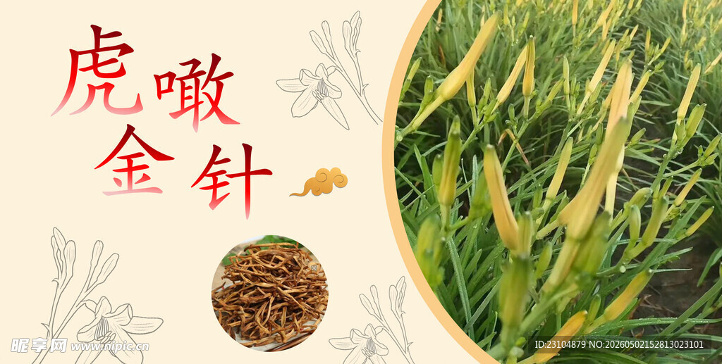 虎噉金针海报