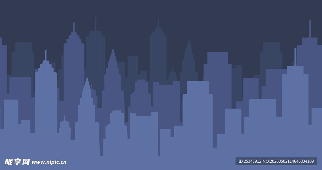 城市剪影背景