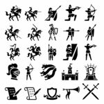 古代欧洲士兵图标