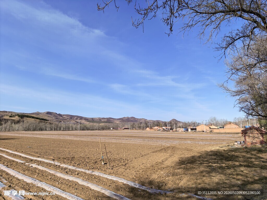 田野风光 宁静秋日景致