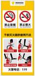 火灾文明行为提示图