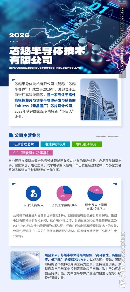 集成电路半导体行业企业简介宣传