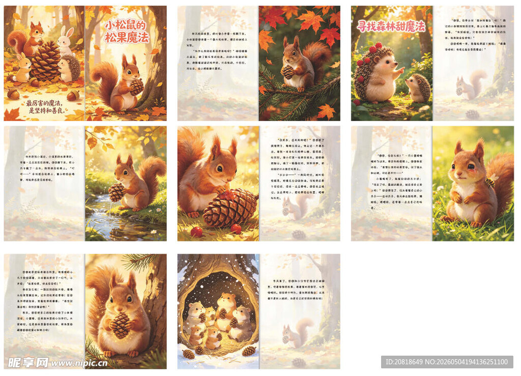 小松鼠的松果魔法