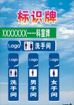 厕所标识宣传栏