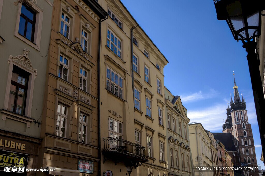 欧式街道建筑景观