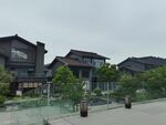 中式风格建筑群景观